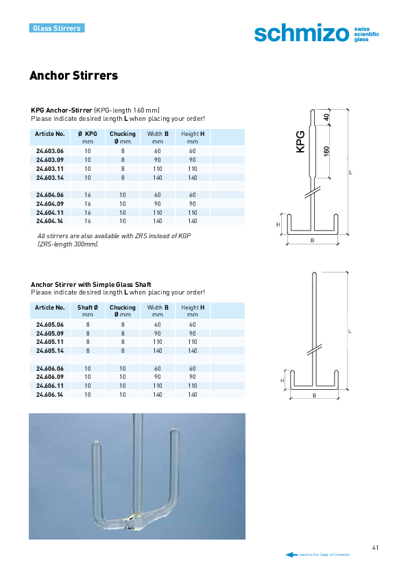 SCHMIZO anchor stirrers