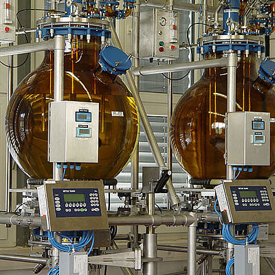 200 l reactors with balance (ATEX)