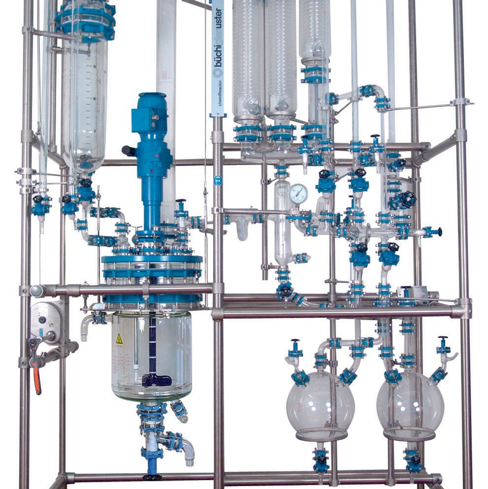 GR60 glass overhead with vertical condensers
