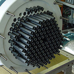 DN400 SiC shell & tube heat exchanger