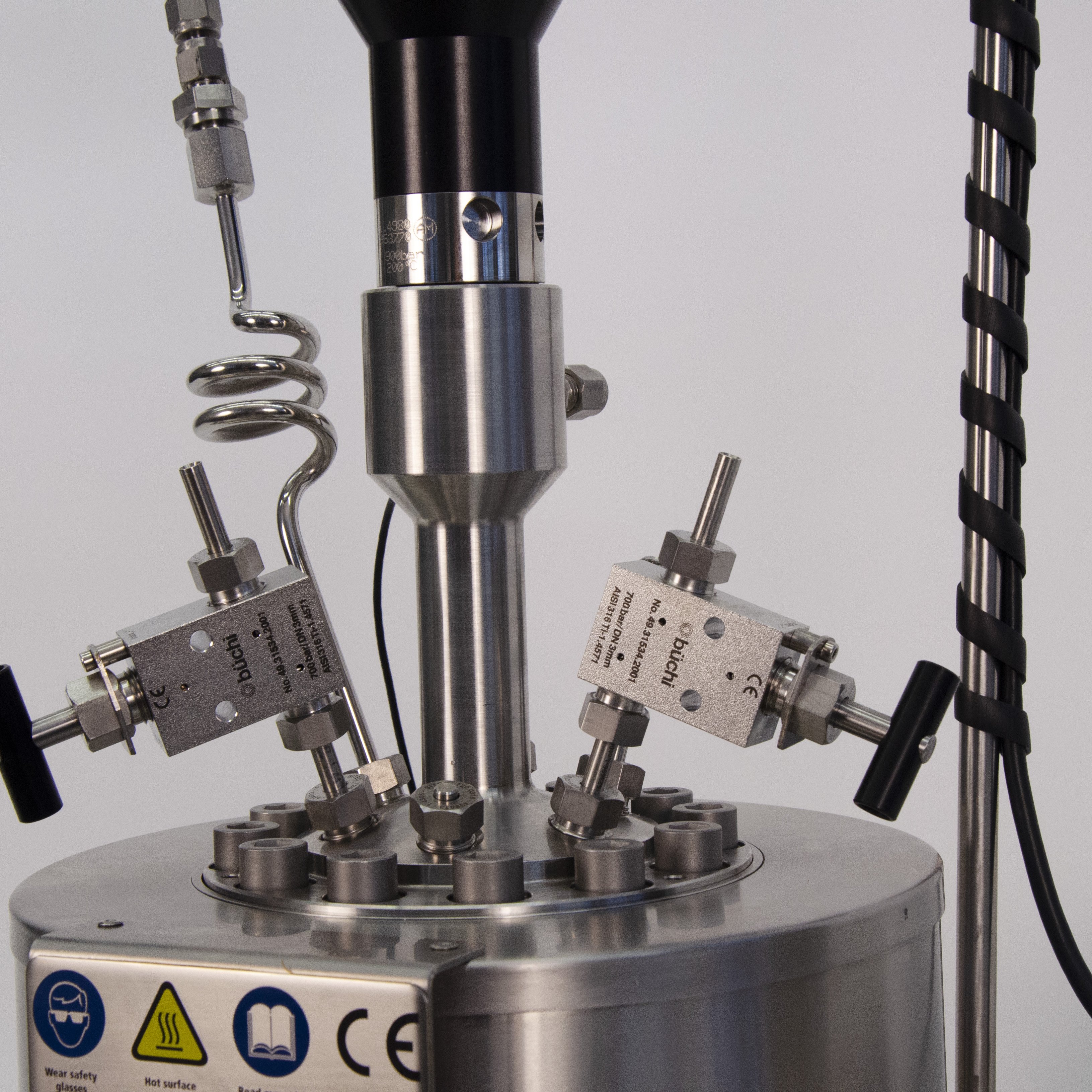 novoclave high pressure reactor – fittings and valves high pressure version 