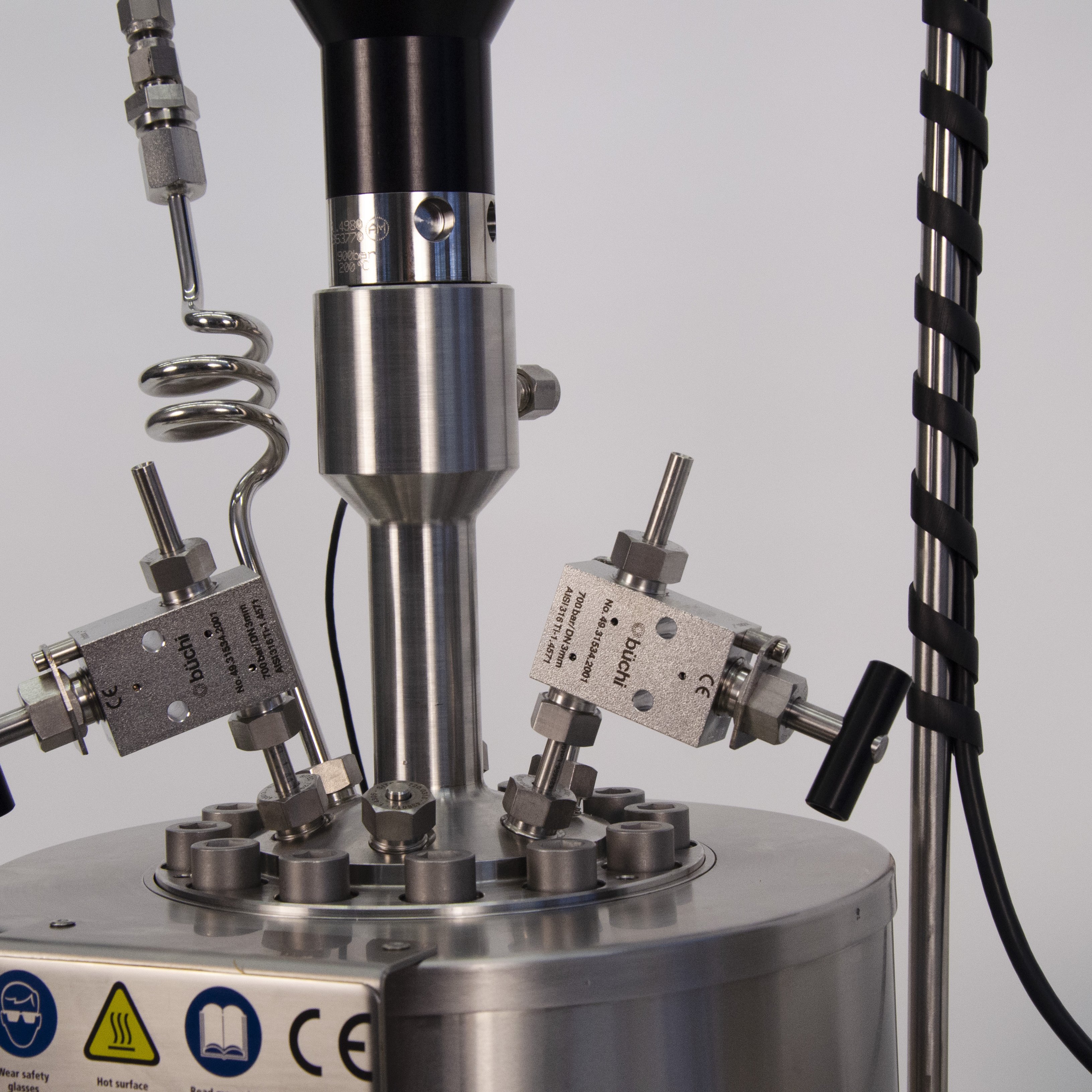 Reactor de alta presión novoclave – accesorios y válvulas versión de alta presión
