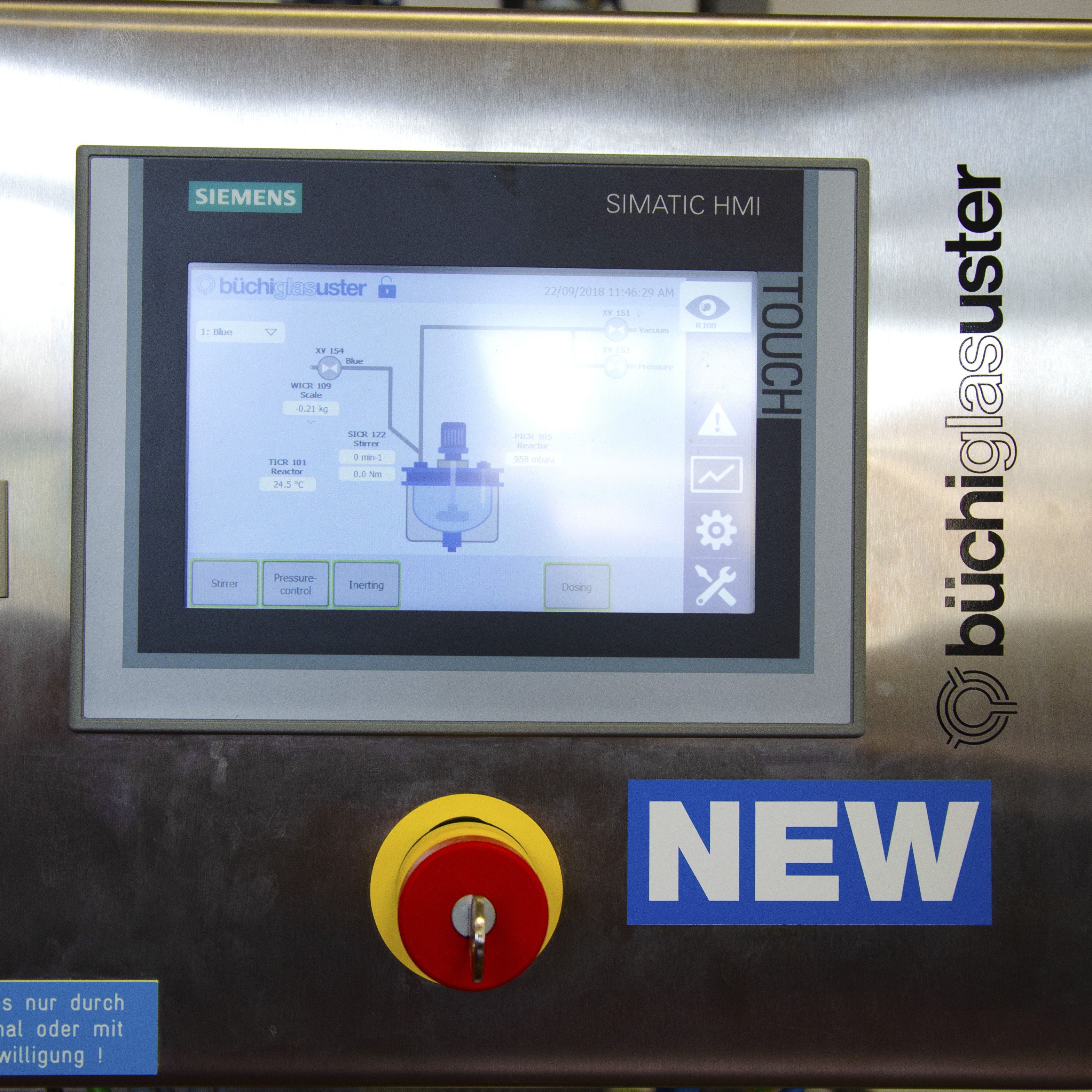 Sistema de visualización y control PLC con protección Ex para Zona 2 con riesgo de explosión