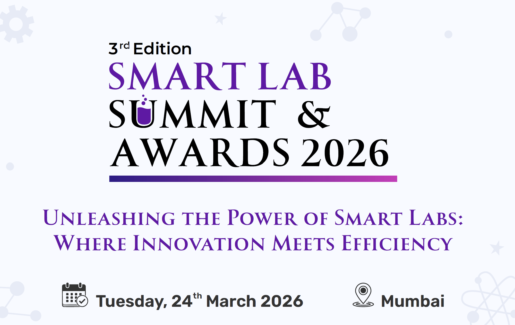 3rd Smart Lab Summit & Awards 2026