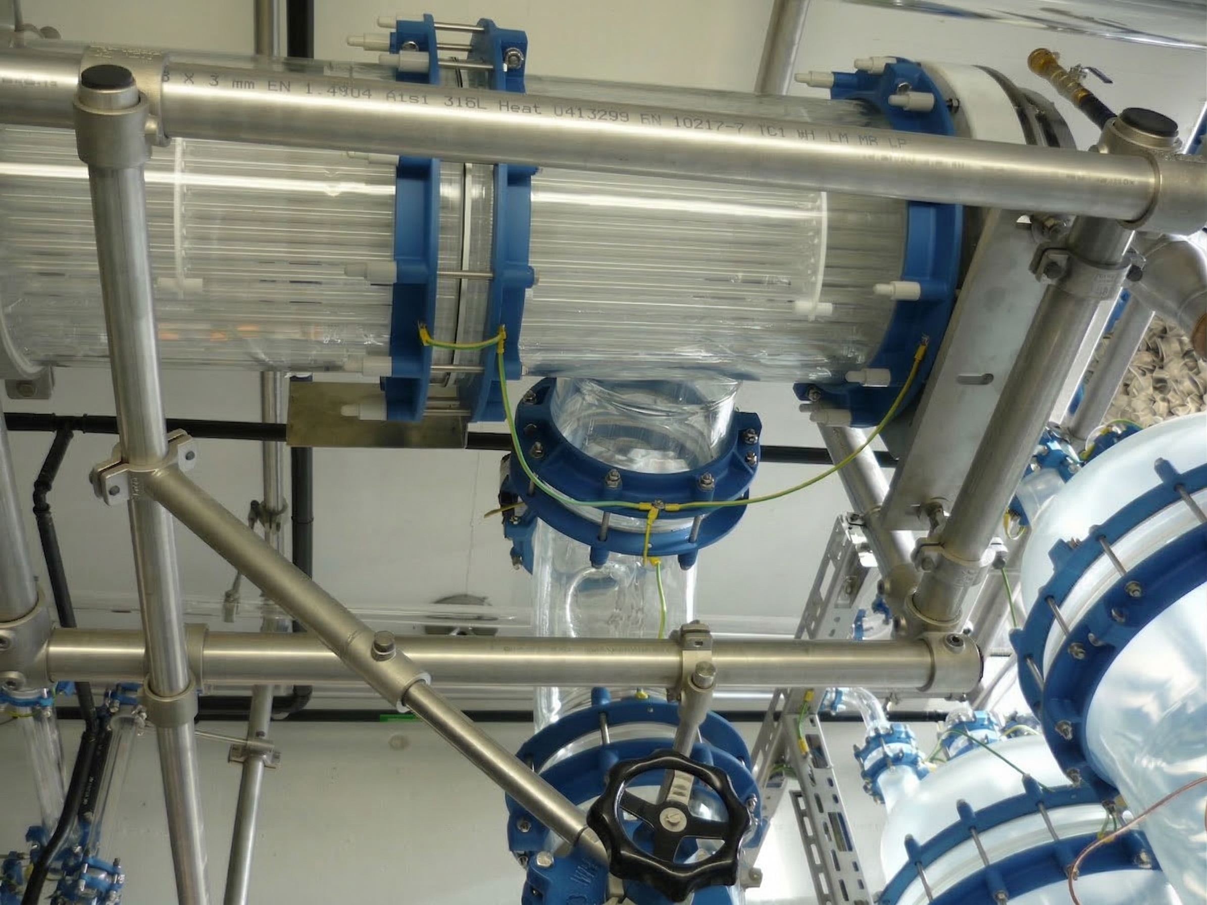 Shell & tube heat exchangers (glass / glass)