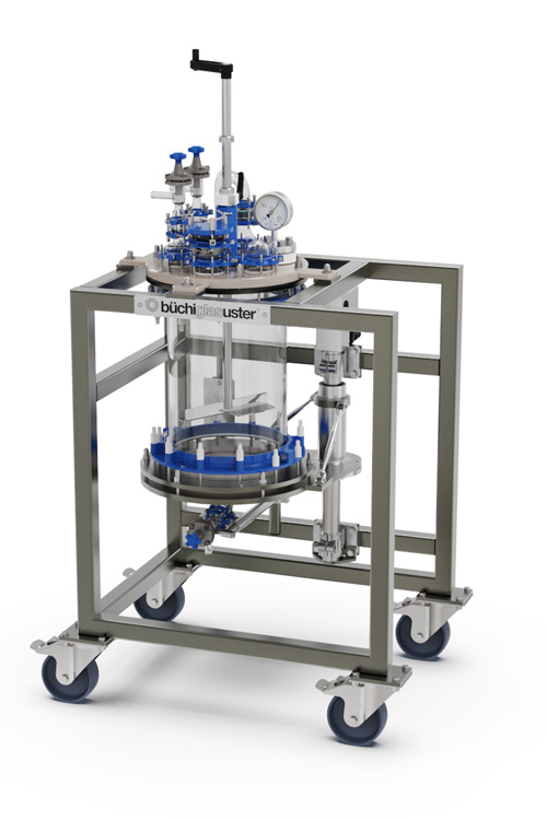 Glass nutsche filters 10 - 300 liters for pilot plants