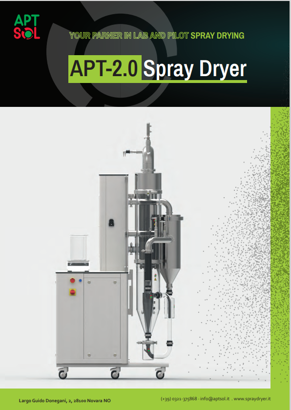 [Translate to "English - India"] APT 2.0 Spray dryer