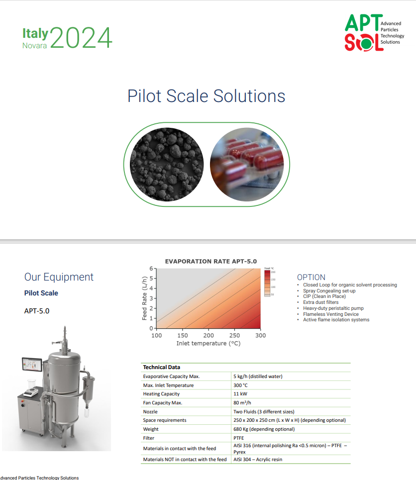 [Translate to "English - India"] APT-30.0 Spray dryer