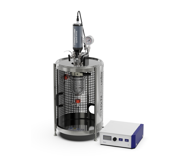 帶有玻璃與金屬高壓容器的小型高壓反應器系統（有攪拌）